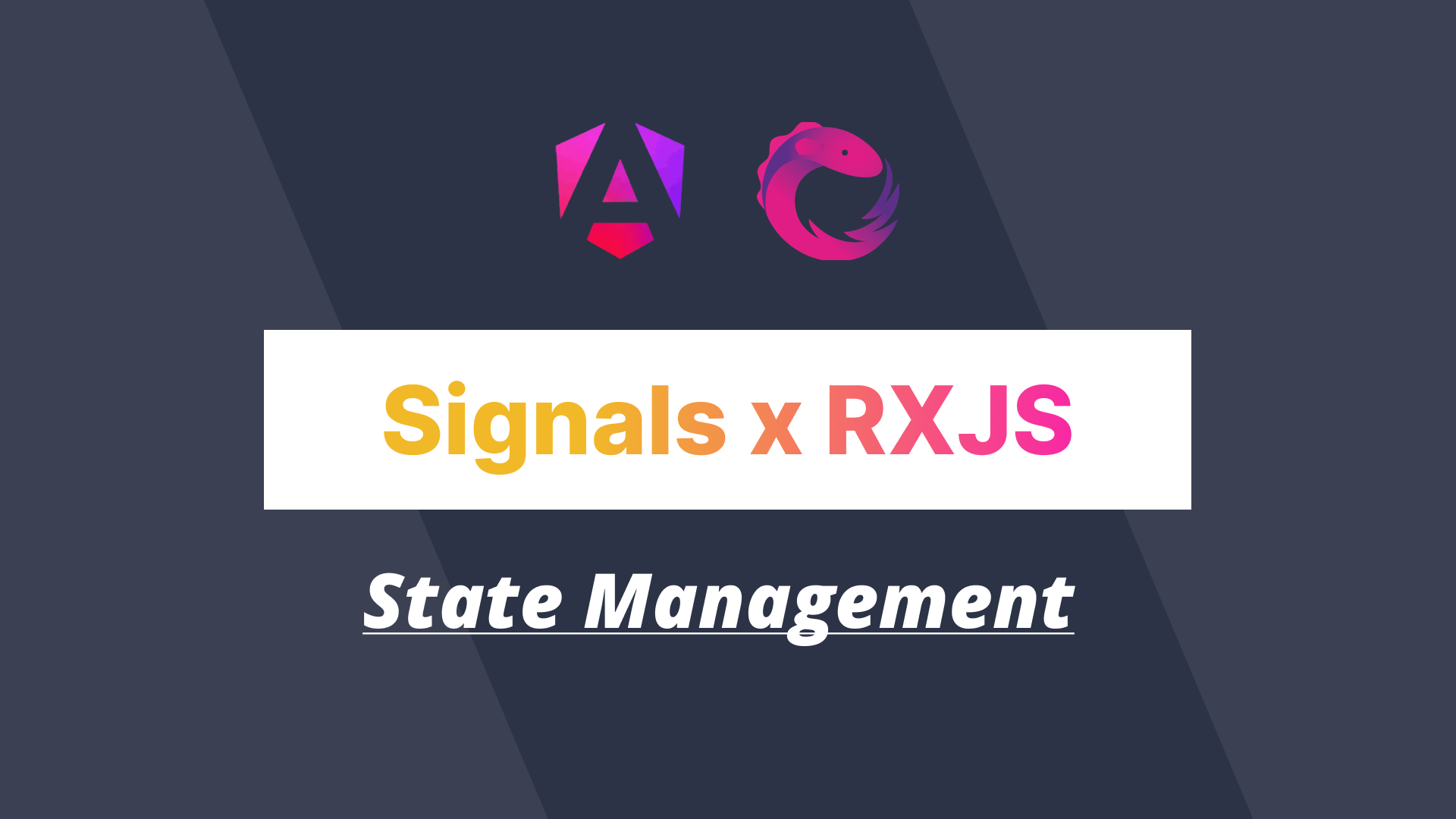 State management using RXJS and Signals