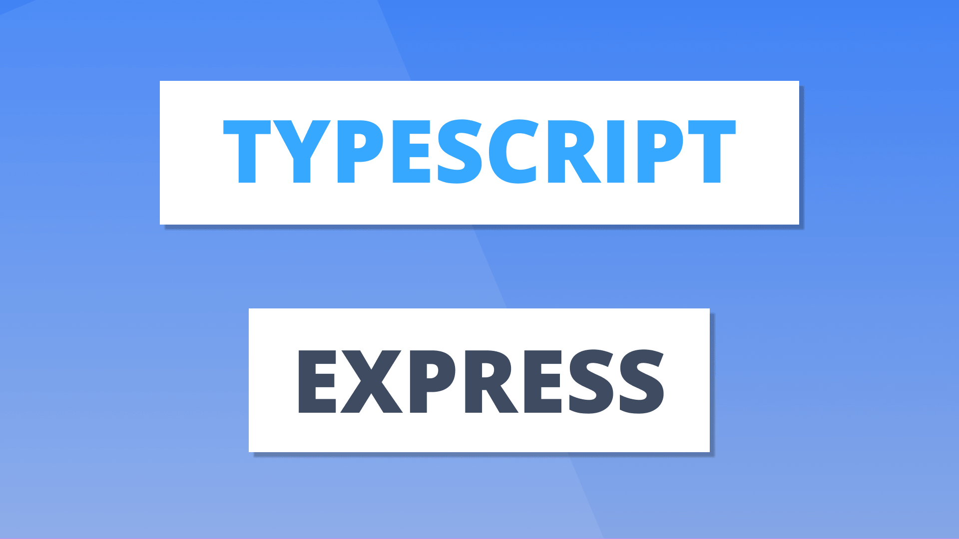 Using TypeScript with Express